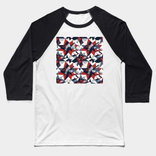 Patriotic 4th of July Pattern 2 Baseball T-Shirt